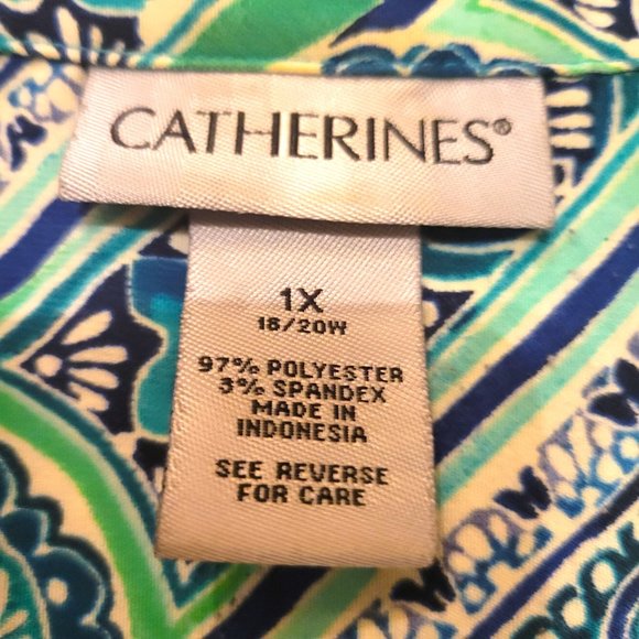 Light Lovely Blouse by Catherine's Like New 1X/2X - Picture 5 of 6